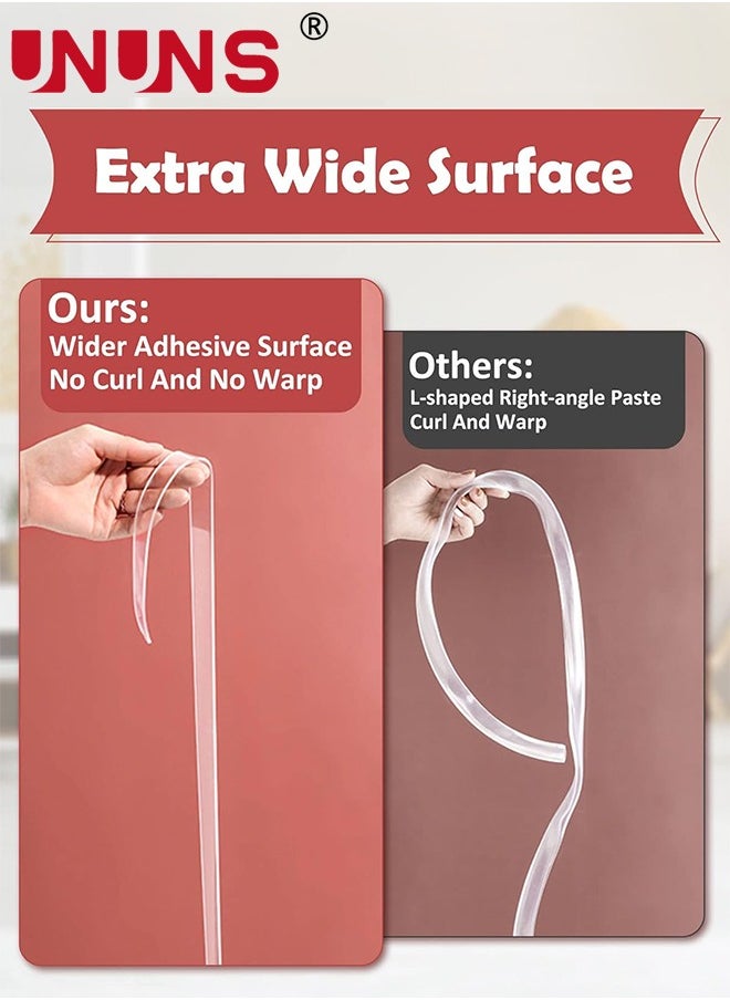 UNUNS - Edge Corner Protector Set,6M Clear Edge Protector Strip,Baby Proofing,Child Safety Tables Guards Furniture Against Sharp Corners Cabinets,Tables,Drawers - Image 1