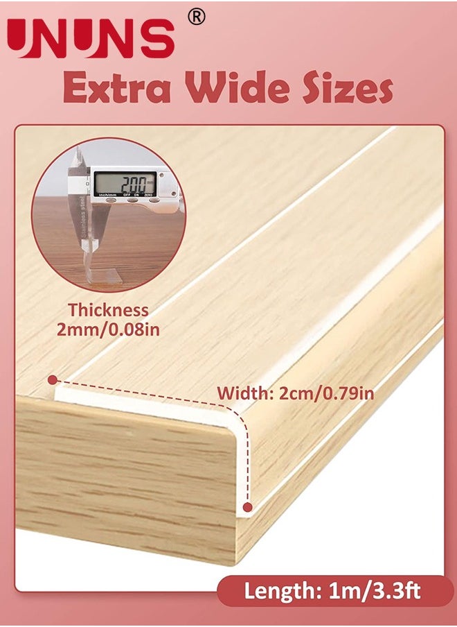 UNUNS - Edge Corner Protector Set,6M Clear Edge Protector Strip,Baby Proofing,Child Safety Tables Guards Furniture Against Sharp Corners Cabinets,Tables,Drawers - Image 1