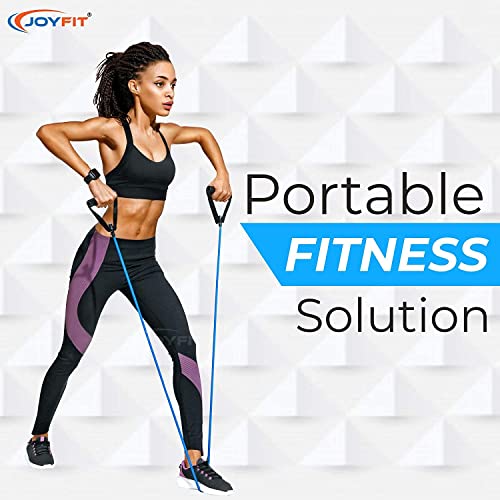 Joyfit Gym Handles-Heavy Duty, Foam Coated- for Fitness Workouts with Cable Machines & Resistance Tube (Black) (Black) - Image 2