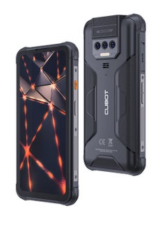 KINGKONG 8 Rugged Phone 6.528'' HD+ Screen Android 13 6GB RAM 256GB ROM Dual LED Torch 10600mAh Battery 16MP Front+48MP Rear Camera NCF/Dual SIM/GPS/Fingerprint Black