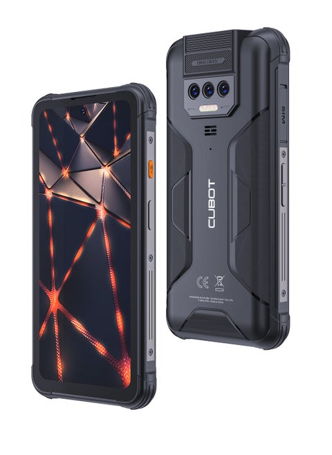 KINGKONG 8 Rugged Phone 6.528'' HD+ Screen Android 13 6GB RAM 256GB ROM Dual LED Torch 10600mAh Battery 16MP Front+48MP Rear Camera NCF/Dual SIM/GPS/Fingerprint Black