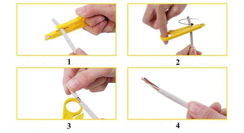 Gaobige rj45 Crimp Tool Kit, Cat5 Cat5e Crimping Tool with 100pcs rj45 Cat5 Connectors, 20pcs rj45 Cat5e Connector Covers, Cable Tester, Network Wire Stripper - Image 4