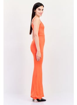 PUBLIC DESIRE Women Plain Maxi Dress, Red  - Image 2