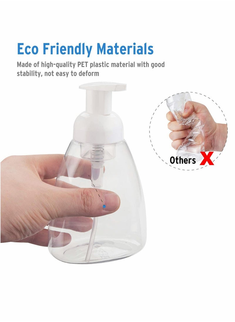 Foaming Soap Dispenser, Hand Soap Dispensers Refillable Plastic Foam Soap Dispenser Bottle, Oval with White Pumps Empty Plastic Liquid Soap Pump Bottles for Kitchen Bathroom - pzsku/Z3CE469B697F6BF3BDC65Z/45/_/1711605168/b8aaf809-7a5b-43e1-8b1e-09471d9f46ac