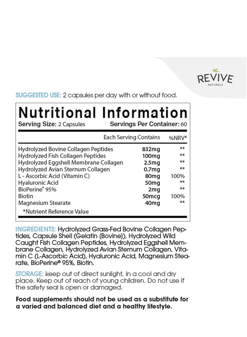 ريفايف كبسولات بروتين الكولاجين المتعدد 120 كبسولة - Image 2