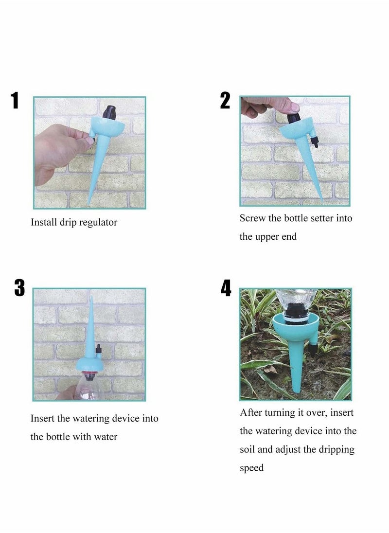Generic - 12 Pcs Self Watering Spikes for Automatic Plant Irrigation with Slow Release Control for Home and Vacation - Image 1