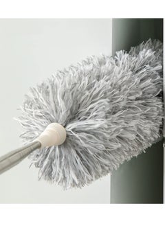 eBasket Microfiber Flicker with Extra Long 2.5 Meter Stainless Steel Handle, Extendable with Bendable Head for Cleaning High Ceiling Fans, Indoor Ceiling, Cobwebs and Vacuum Dust, Wet or Dry Use  - Image 4