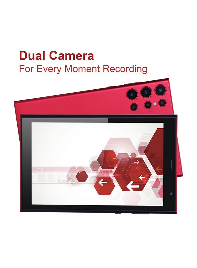 C idea 8 Inch Tablet, Google Android 9.0 Dual Cameras 256GB Storage Long Battery Life  For Adults Teenagers CM822 Red - Image 4