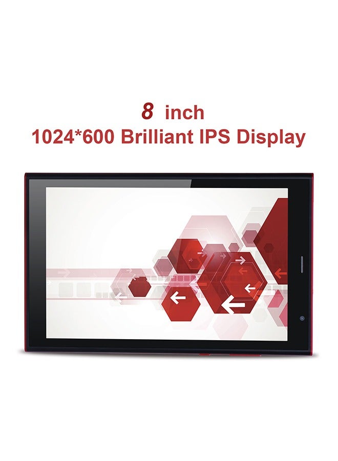 C idea 8 Inch Tablet, Google Android 9.0 Dual Cameras 256GB Storage Long Battery Life  For Adults Teenagers CM822 Red - Image 5