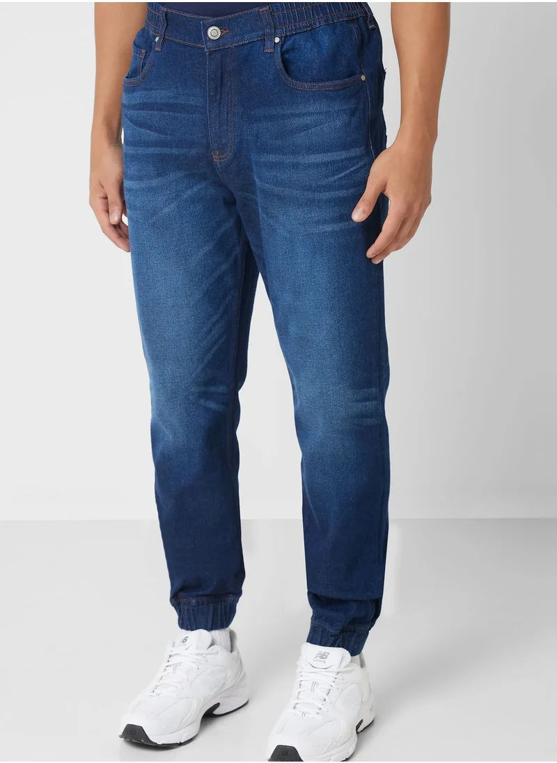 Seventy Five Regular Jogger Fit Jeans