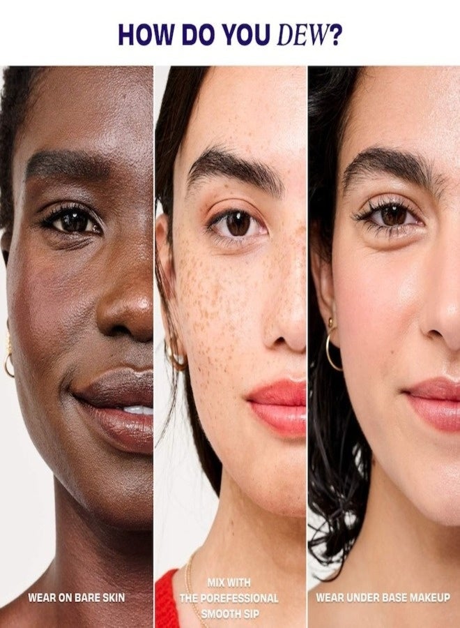 Benefit Cosmetics Dew-La-La All-Over Glow Liquid Highlighter — Luna (Light/Medium), 25 mL / 0.85 fl oz - Image 5