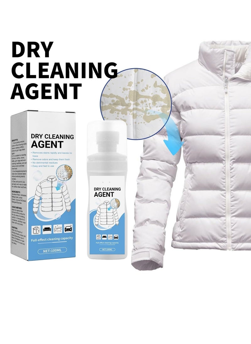 SYOSI - 2 Pcs Multi-purpose Convenience Down Jacket Wash-free Foam Spray, Dry Foam Cleaners, Multi-purpose Dry Cleaning Clothing Cleansing Foam Rinse-free Agent, for Down Jacket and More - Image 1