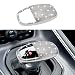 SENSHINE Gear Shift Knob Head Cover Bling Trim for Dodge Charger Accessories 20152023 Challenger 20152023 2024 Durango 20162025 2026 ABS Interior Shell Insert Decoration Protector Gear Shifter Cover White - Image 2