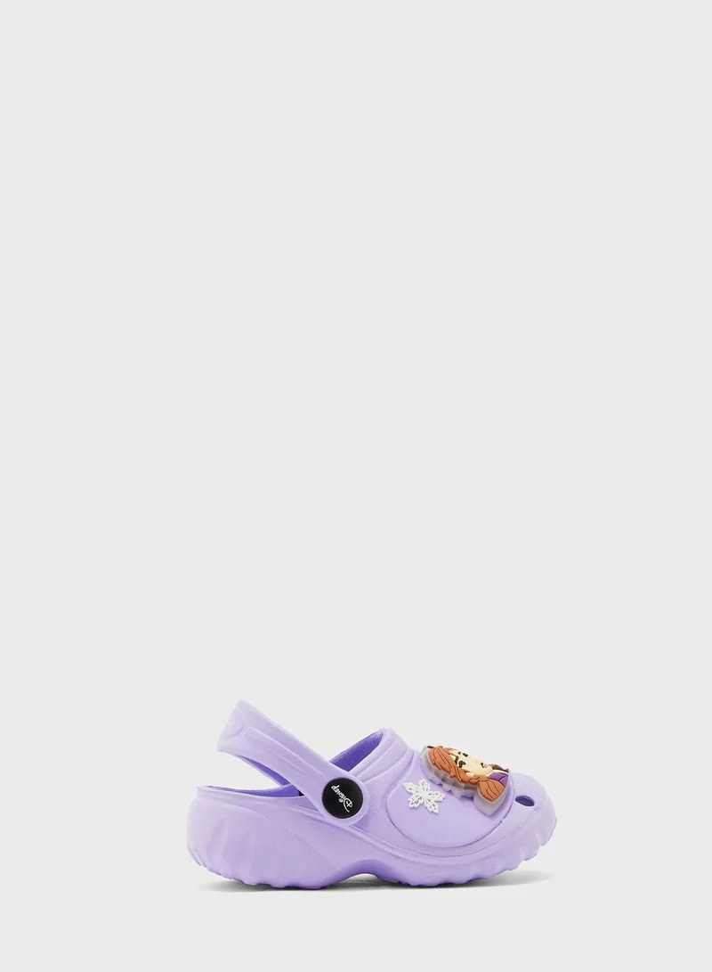 Disney Frozen 2 Clogs With Led Light Badge