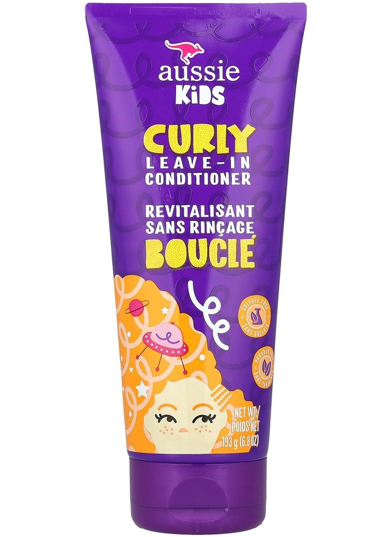 Aussie Aussie Conditioner Leave-In Kids Curly 6.8 Ounce 193g 