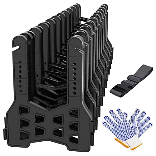 RVMATE RV Sewer Hose Support 20 Feet, Quick Set-up Septic Hose Support Black, Help Dumping Efficiently and Securely, Comes with Gloves and Organization Strap - Image 1