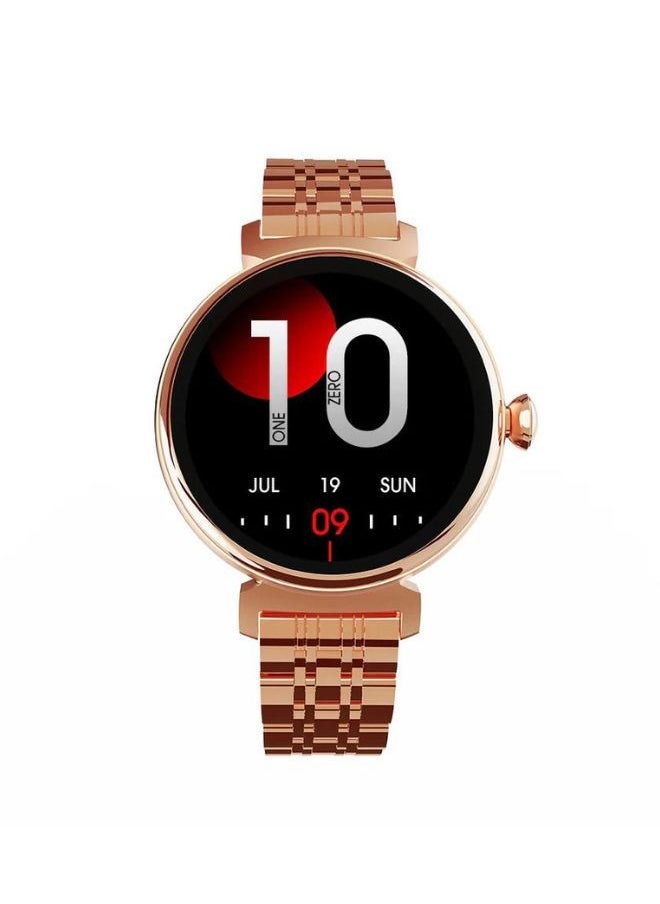 HiFuture Aura Smart Watch for Women’s with 1.04 Inch AMOLED Screen, Gold  - Image 1