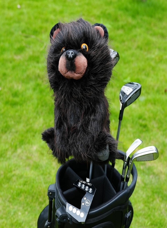 Big Crazy Funny Driver Headcover, Bear Golf Head Covers, Animal Headcover with Elastic Band, Soft Touching, Golf Club Covers for Club Protection, Driver Cover for Present - Image 2