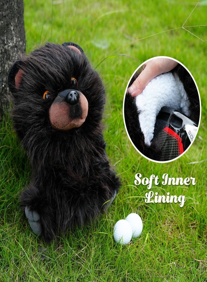 Big Crazy Funny Driver Headcover, Bear Golf Head Covers, Animal Headcover with Elastic Band, Soft Touching, Golf Club Covers for Club Protection, Driver Cover for Present - Image 3
