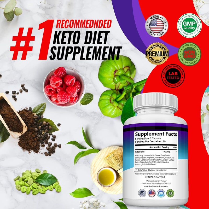 Toplux Keto Boost Diet Pills Ketosis Supplement  Natural Exogenous Keto Formula Support Energy  Focus Advanced Ketones for Ketogenic Diet Keto Diet Pills for Men Women - Image 5