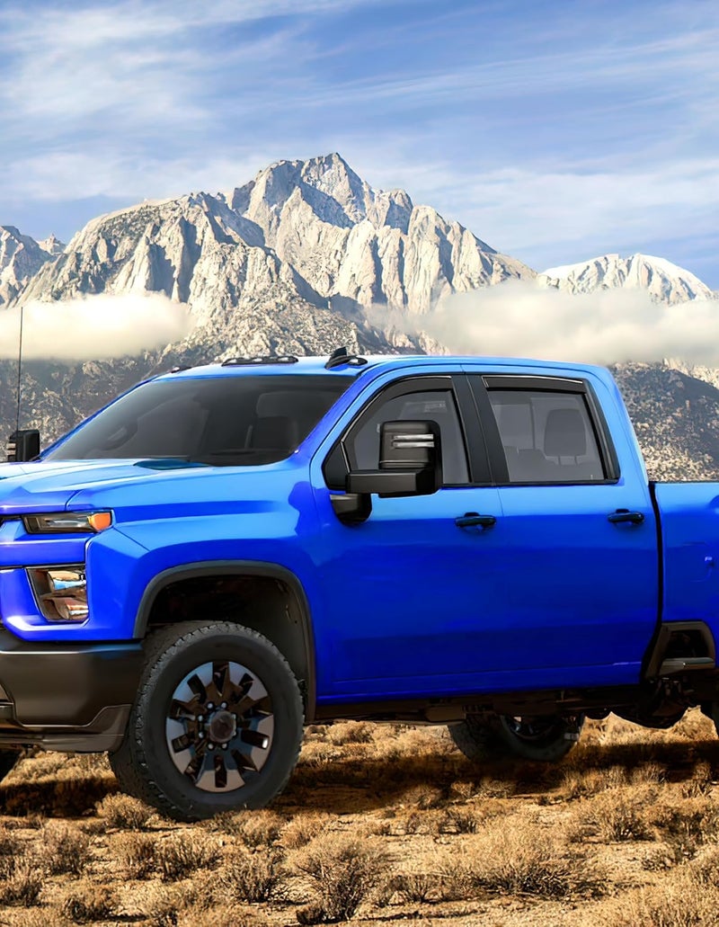 Deejecsun In-Channel Window Rain Guards for Chevy Silverado 1500/GMC Sierra 1500 (2019-2026) Crew Cab - Image 2