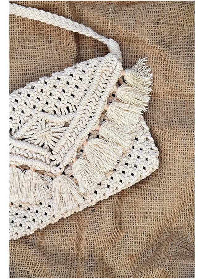 Antikiano - Luxurious handmade macrame women's handbag - Image 1