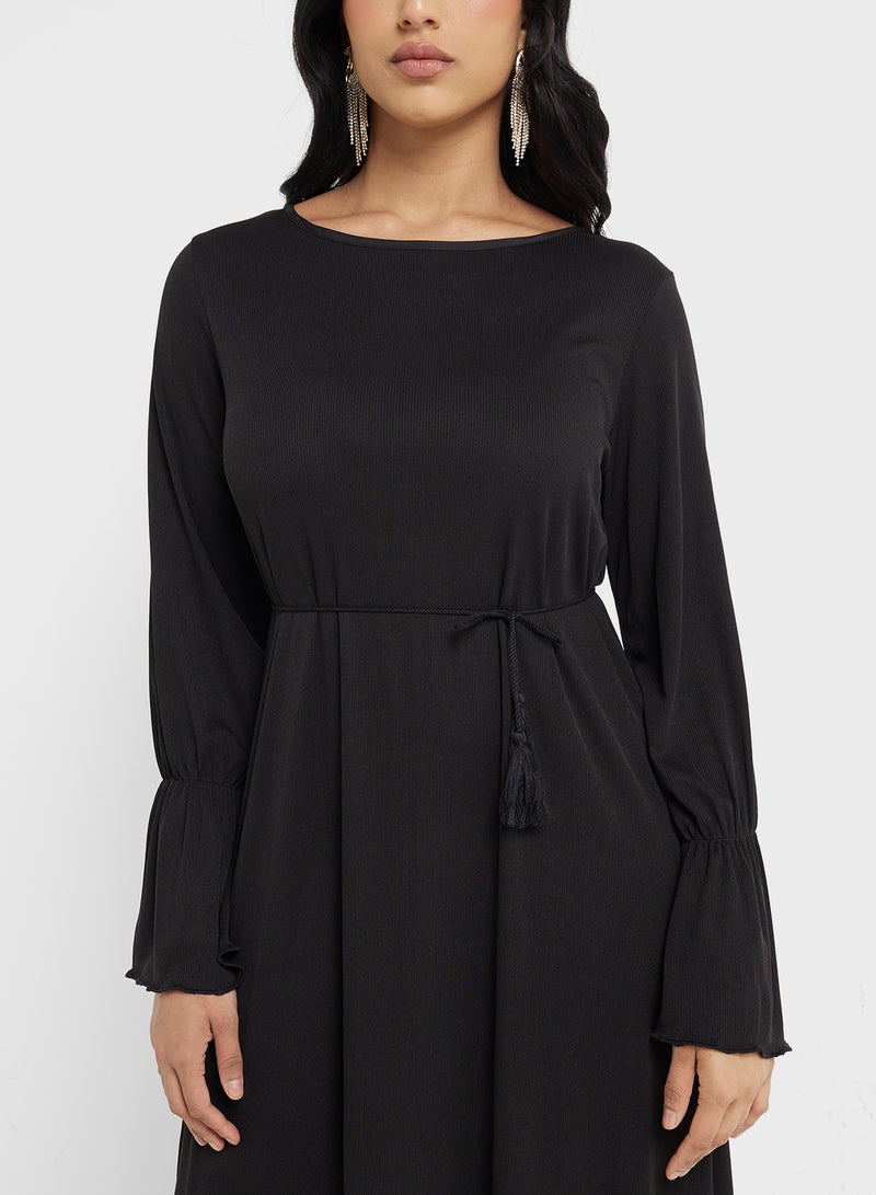 Khizana Bell Sleeve Midi Dress - Image 3