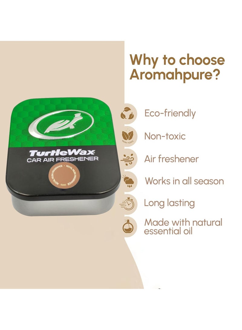 Turtle Wax Car Air Freshener – Fresh Royal Musk Fragrance for Lasting Car Freshness 30g - Image 4