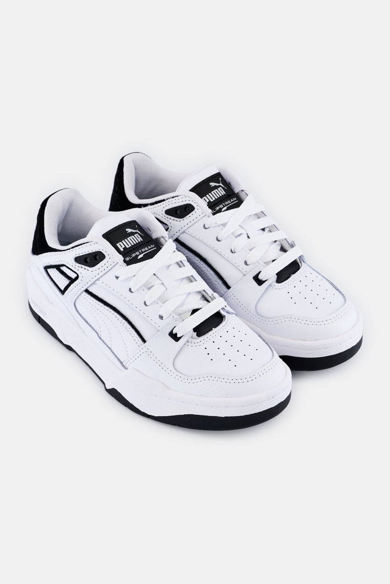 PUMA أحذية خارجية للأطفال الأولاد بنمط سليبستريم، بيضاء - Image 2