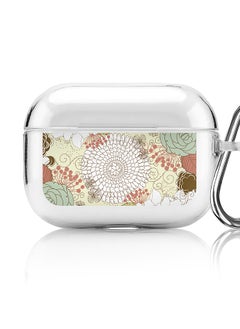 Classic Clear printed Case for Apple AirPods Pro 2nd Generation Thin Transparent Cover [Designed for Apple AirPods Pro 2nd Generation] - Blooming Flower