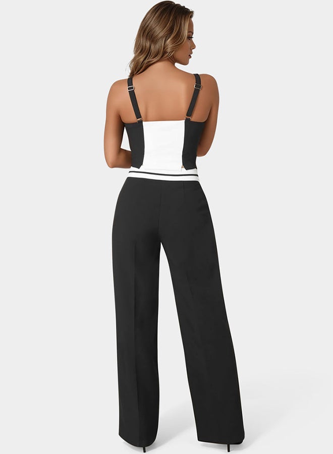 bebe High Waist Palazzo Leg Pant  - Image 4