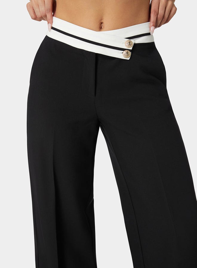 bebe High Waist Palazzo Leg Pant  - Image 3