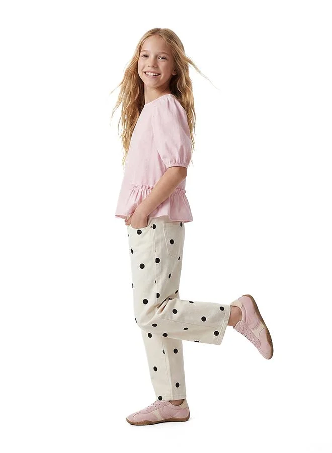كوتون Balloon Fit Jeans