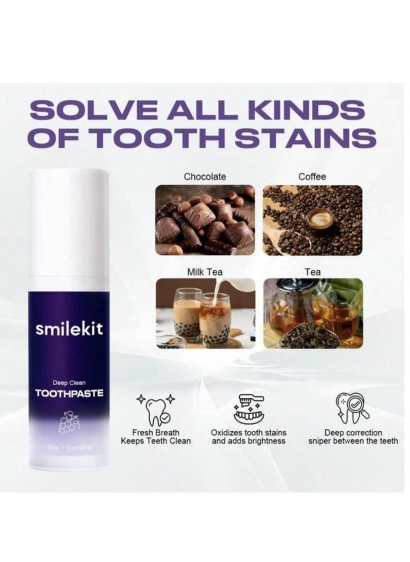 SMILEKIT - Smilekit Purple Whitening Toothpaste - Image 1