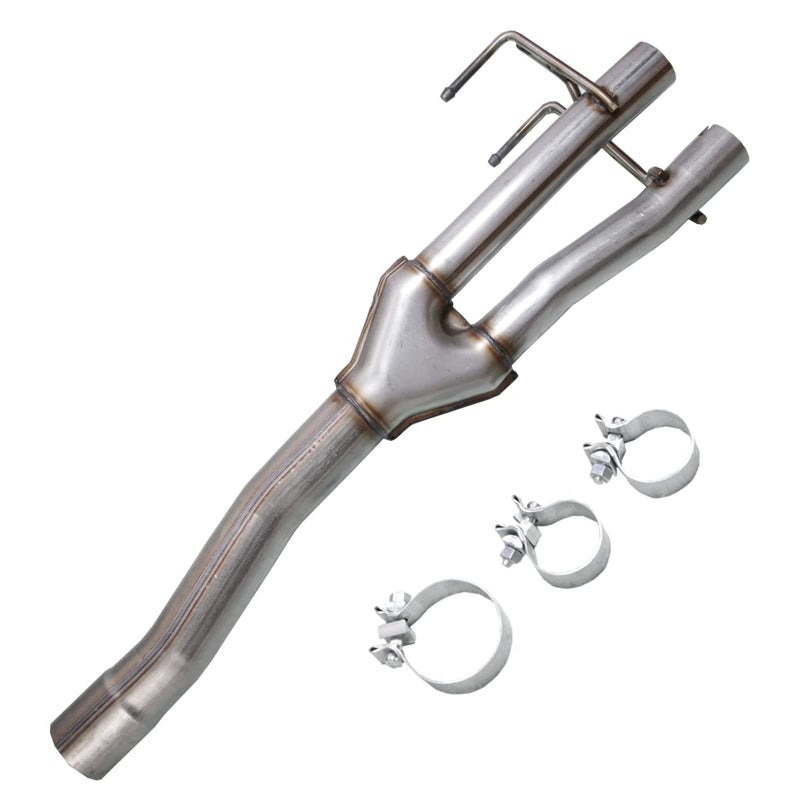 DirectFit Muffler 409S2Chamber Exhaust Muffler Kit Fits Exhaust 20092018 Dodge Ram 1500 Aggressive SeriesStainless Steel Performance 3Inlet225 Ypipe