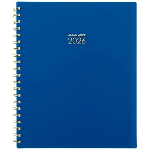 AT-A-GLANCE 2026 Planner, Weekly & Monthly, 8.5" x 11", Large, Harmony, Denim (1099-905-20-26) - Image 1
