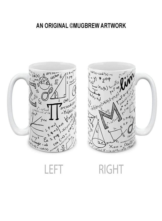 MUGBREW Math Equations Whiteboard Ceramic Coffee Mug Tea Cup, 11 OZ - Image 2