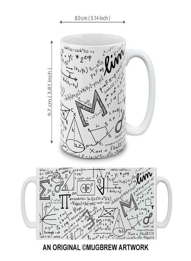 MUGBREW Math Equations Whiteboard Ceramic Coffee Mug Tea Cup, 11 OZ - Image 4