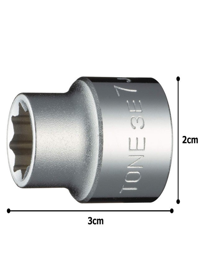 TONE Dual Square Socket 8-Point 3E-07 3/8" Inch Drive 07mm - Image 5