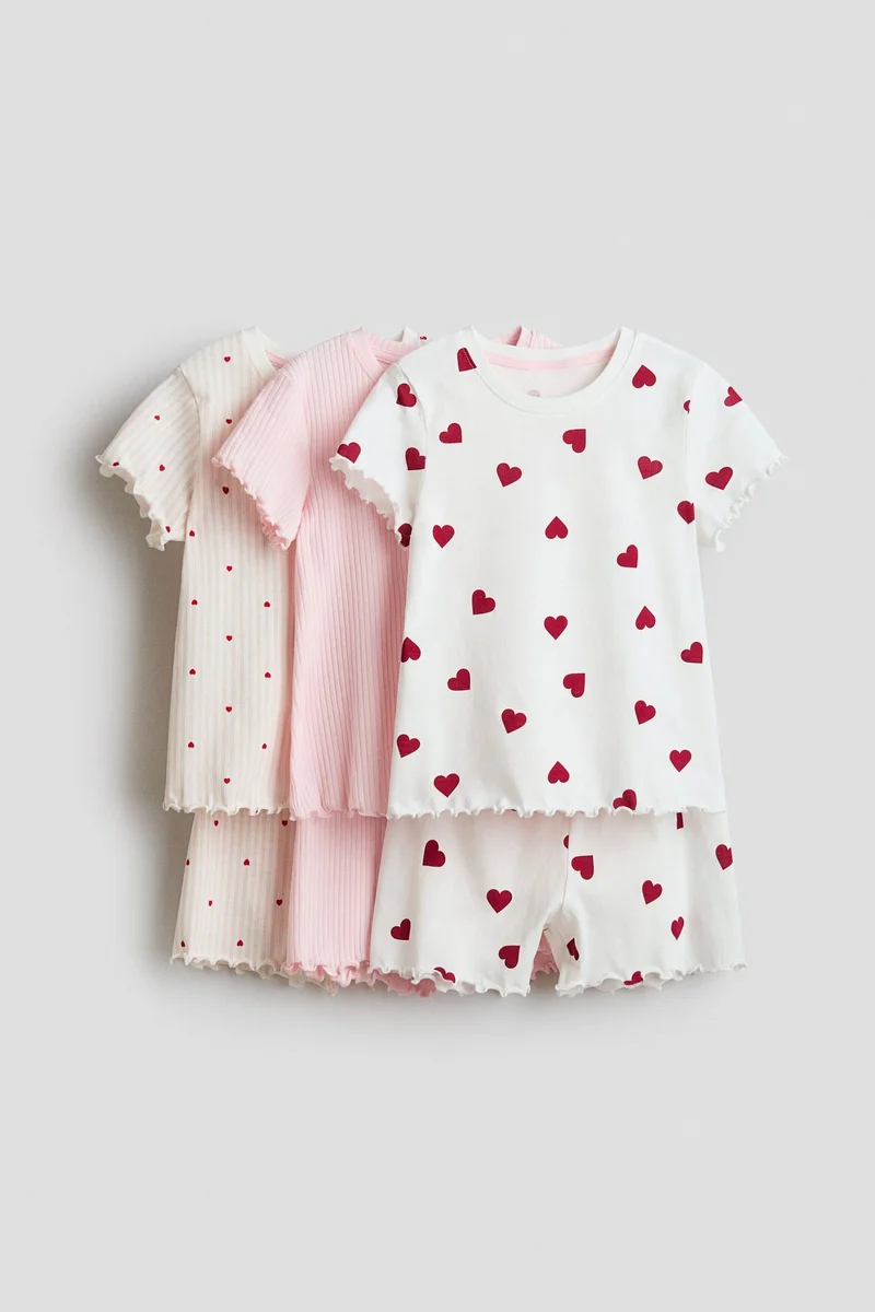 H&M 3-pack pyjamas