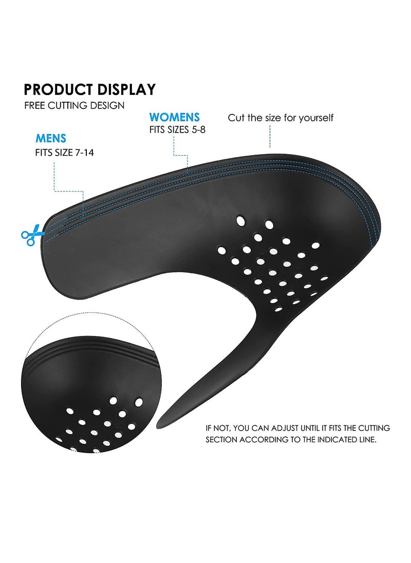 Generic - Sneaker Crease Protector, Anti Wrinkle Shields for Running and Casual Shoes, Toe Box Insert Stopper Guards, 2 Pairs - Image 1