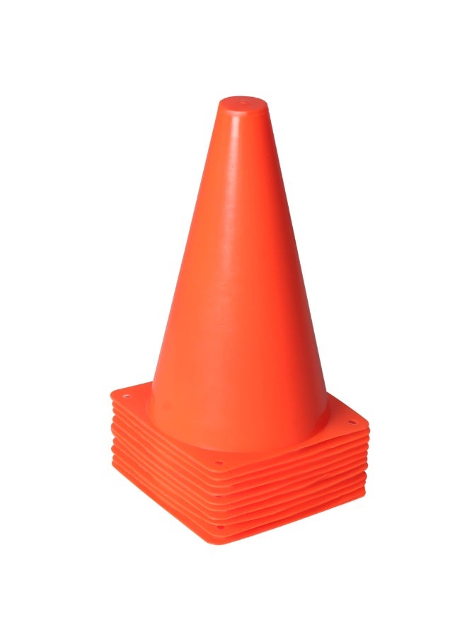 9 inch Plastic Traffic Cones for Sport & Soccer Training, Outdoor Activity & Events - Image 1