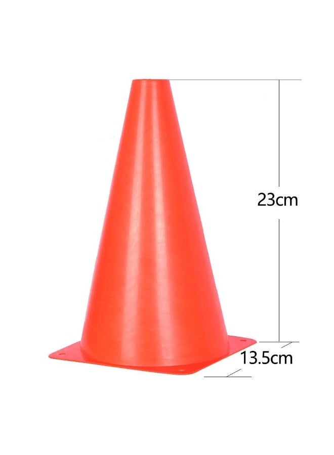 9 inch Plastic Traffic Cones for Sport & Soccer Training, Outdoor Activity & Events - Image 2