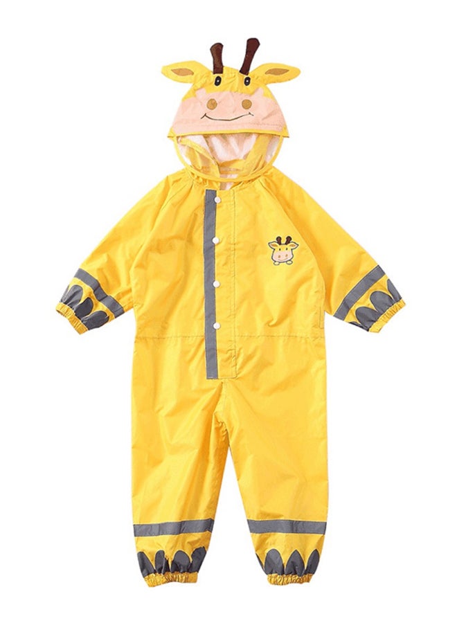 Alyashmac Breathable Waterproof Raincoat Yellow - Image 1