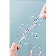 SWILAK Cabinet Door Bumper Clear Rubber Bumper Strips Glass Table Top Anti Slip Pads Clear Bumper Strips with Adhesive Backing Soft Closing Pad for Protecting Walls 30 - Image 5