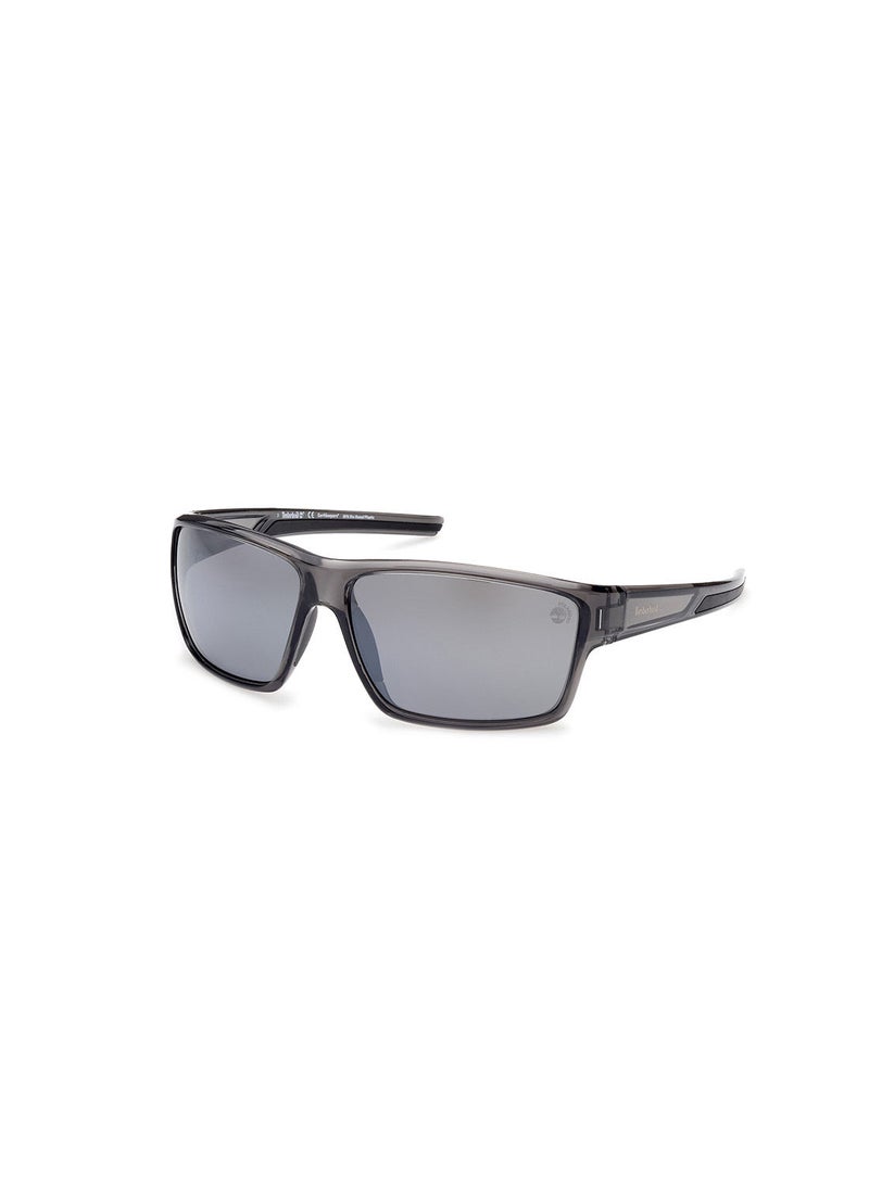 Timberland Men's Polarized Rectangular Sunglasses - TB927720D65 - Lens Size: 65 Mm  - Image 1