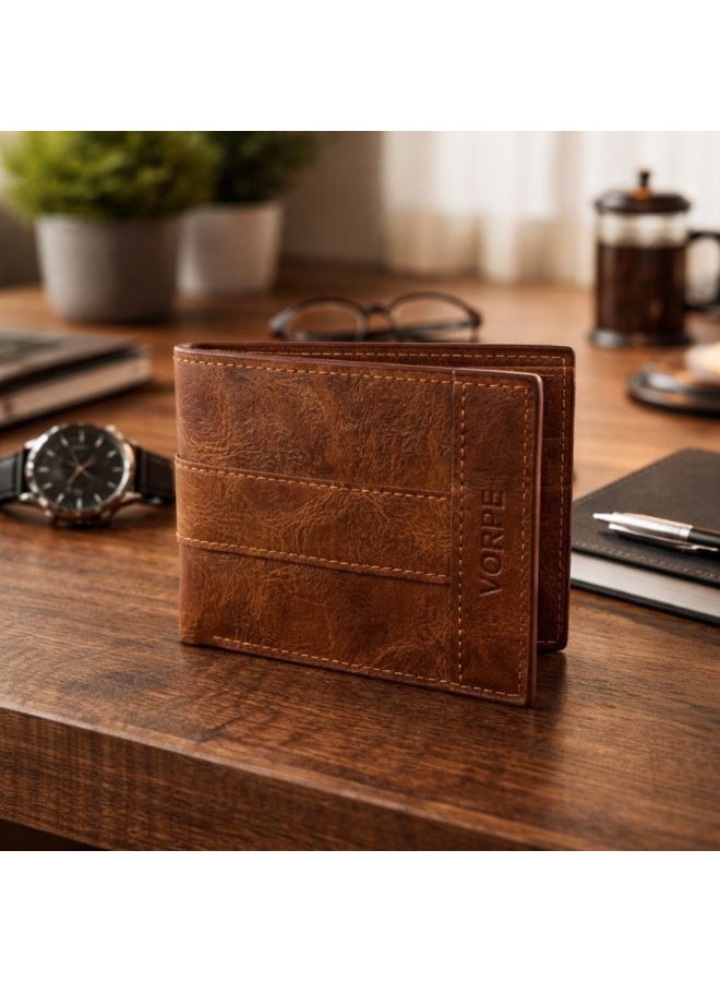 Men’s Stylish Wallet – Premium 100% Synthetic Fiber Material – Durable, Lightweight with Multiple Card Slots & Cash Compartments - Image 3