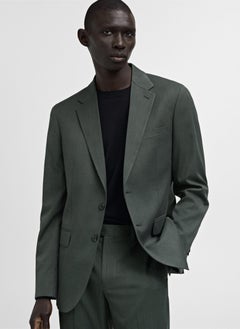 Mango Man Milan Welsh Plaid Suit Blazer  - Image 1