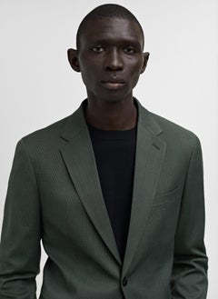 Mango Man Milan Welsh Plaid Suit Blazer  - Image 3