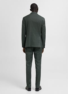 Mango Man Milan Welsh Plaid Suit Blazer  - Image 2